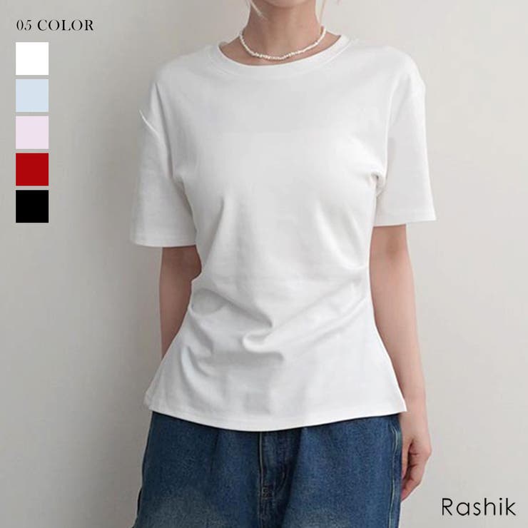 ウエストシェイプＴシャツRashik カットソー 大人カジュアル | BUYSENSE | 詳細画像1 