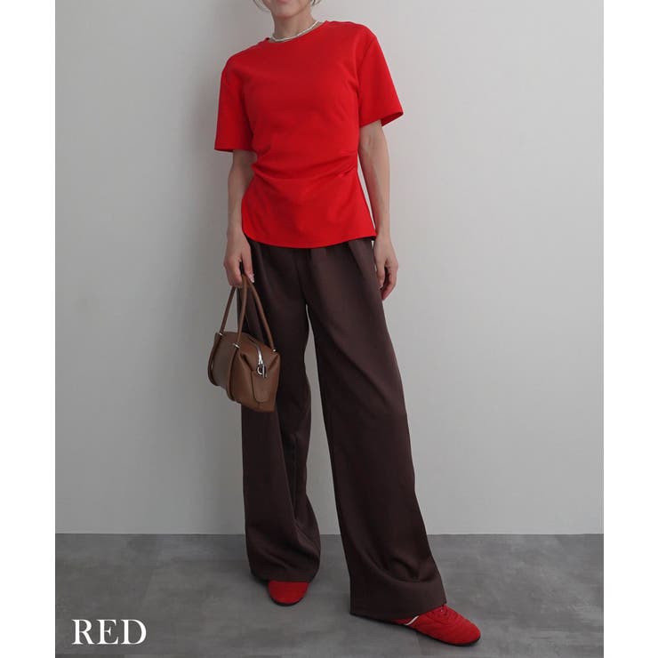ウエストシェイプＴシャツRashik カットソー 大人カジュアル | BUYSENSE | 詳細画像18 