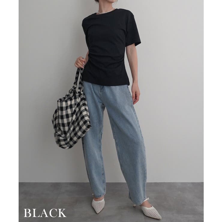 ウエストシェイプＴシャツRashik カットソー 大人カジュアル | BUYSENSE | 詳細画像20 