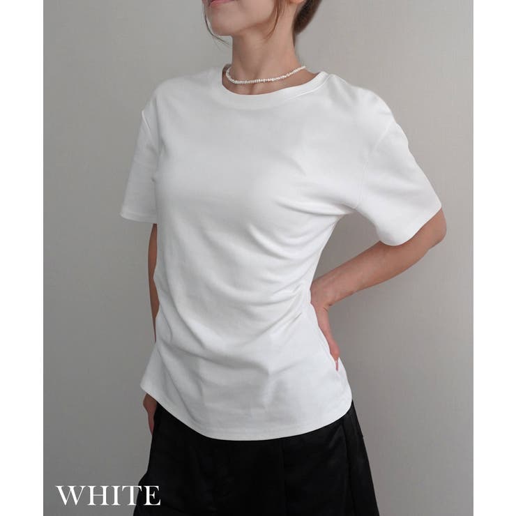 ウエストシェイプＴシャツRashik カットソー 大人カジュアル | BUYSENSE | 詳細画像4 