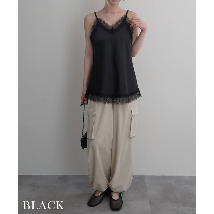 サテンレースキャミソールRashik カットソー 大人カジュアル | BUYSENSE | 詳細画像19 