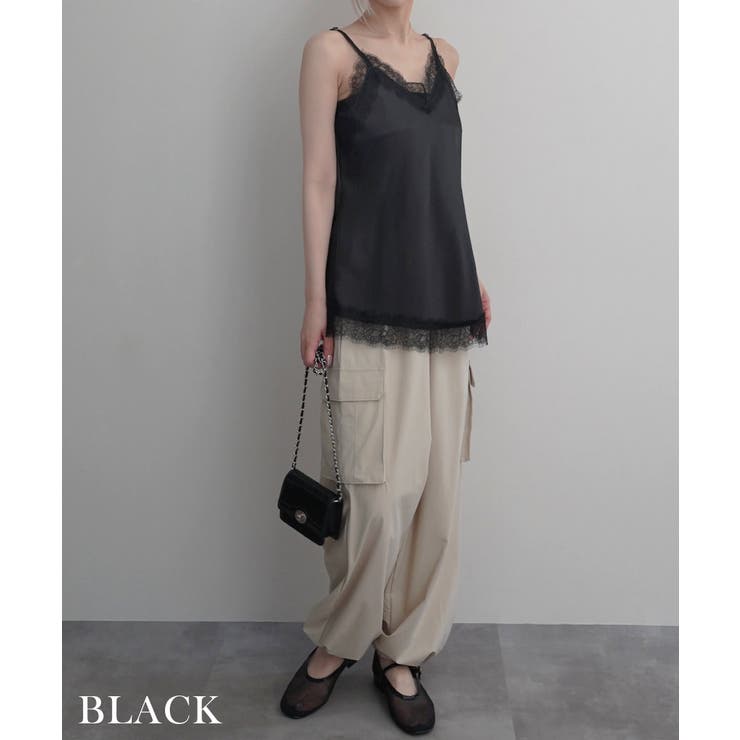 サテンレースキャミソールRashik カットソー 大人カジュアル | BUYSENSE | 詳細画像20 