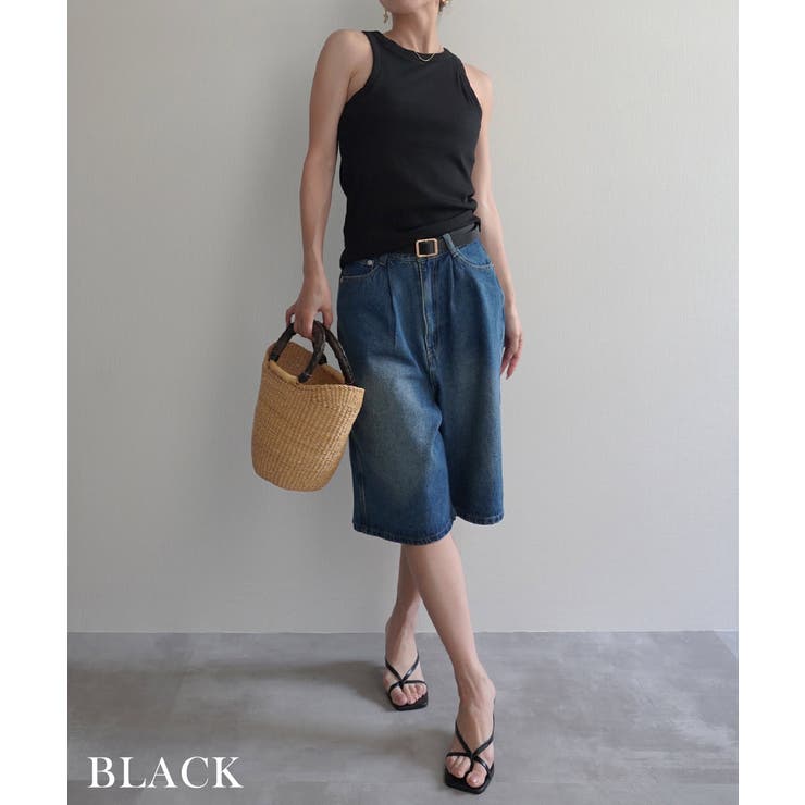 接触冷感カップ付きアメスリタンクRashik カットソー 大人カジュアル | BUYSENSE | 詳細画像15 