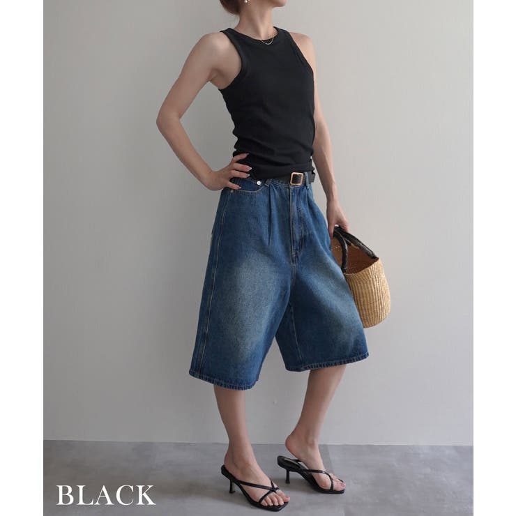 接触冷感カップ付きアメスリタンクRashik カットソー 大人カジュアル | BUYSENSE | 詳細画像16 