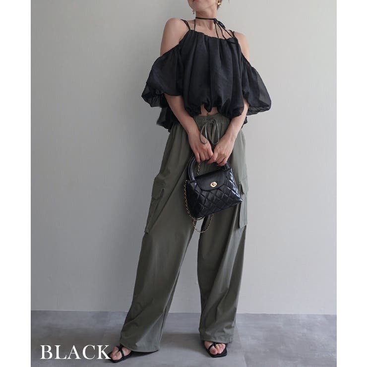 オーガンジーオフショルプルオーバーRashik カットソー 大人カジュアル | BUYSENSE | 詳細画像10 