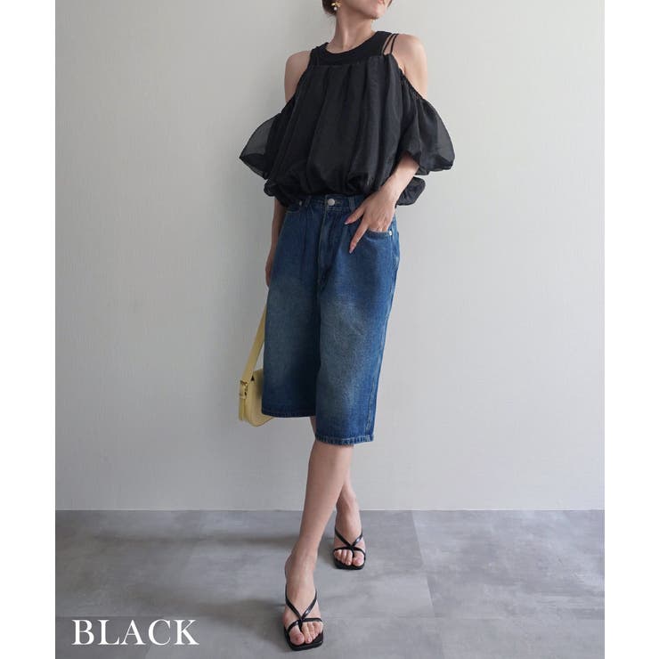 オーガンジーオフショルプルオーバーRashik カットソー 大人カジュアル | BUYSENSE | 詳細画像14 