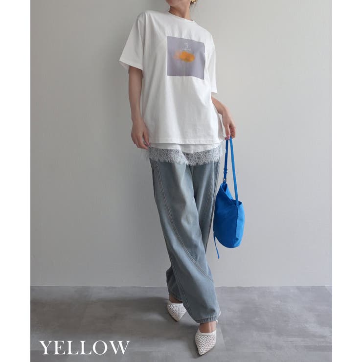 フラワーフォトプリントTシャツRashik カットソー 大人カジュアル | BUYSENSE | 詳細画像4 