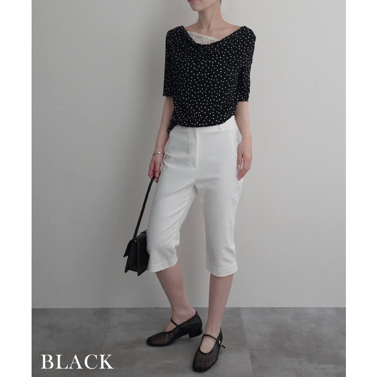 レースドッキングドットTシャツRashik カットソー 大人カジュアル | BUYSENSE | 詳細画像11 