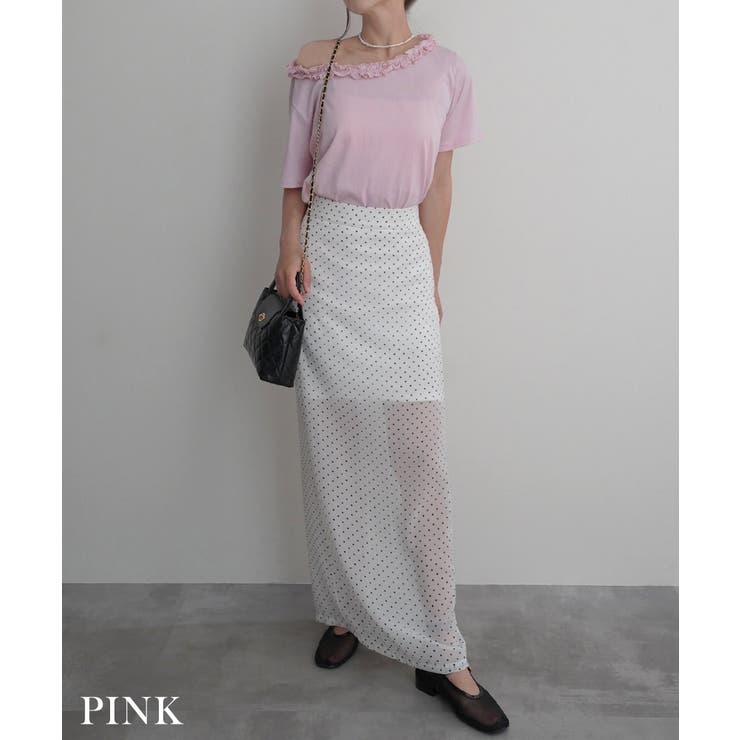 フリルネックワンショルTシャツRashik カットソー 大人カジュアル | BUYSENSE | 詳細画像14 