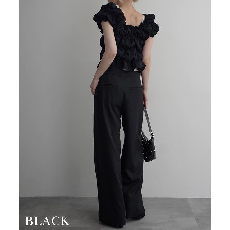 2wayパフスリーブホイップブラウスRashik カットソー 大人カジュアル | BUYSENSE | 詳細画像18 