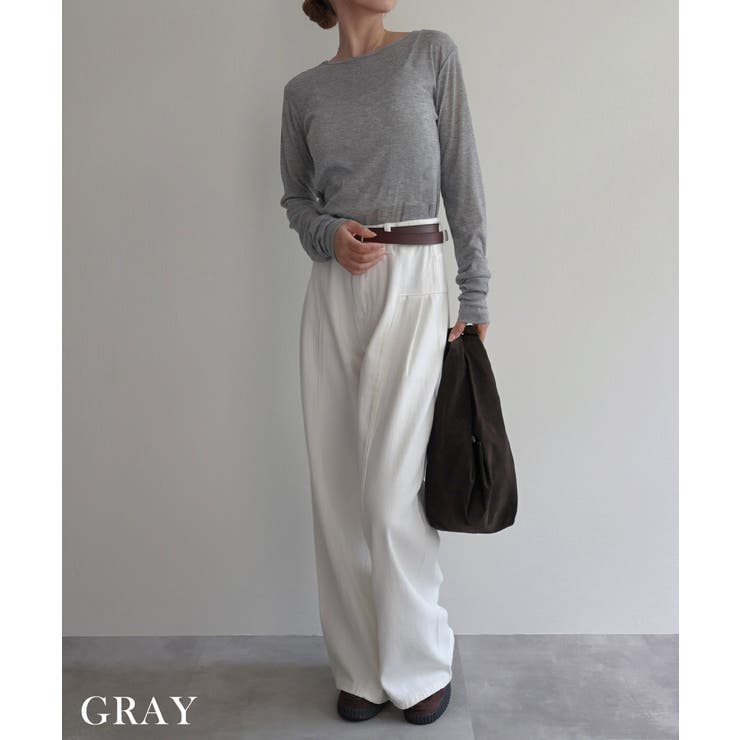 バックシャンレーストップスRashik カットソー 大人カジュアル | BUYSENSE | 詳細画像10 