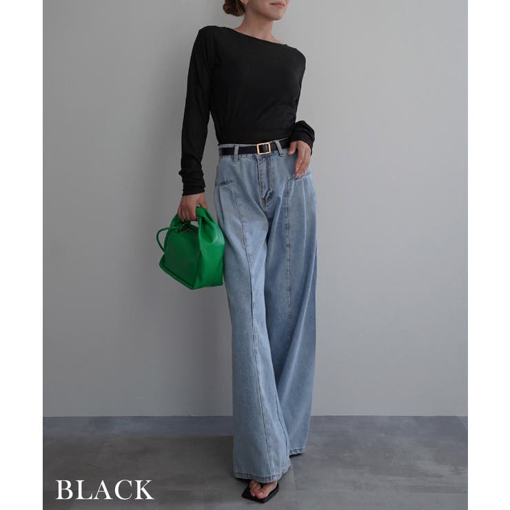 バックシャンレーストップスRashik カットソー 大人カジュアル | BUYSENSE | 詳細画像13 