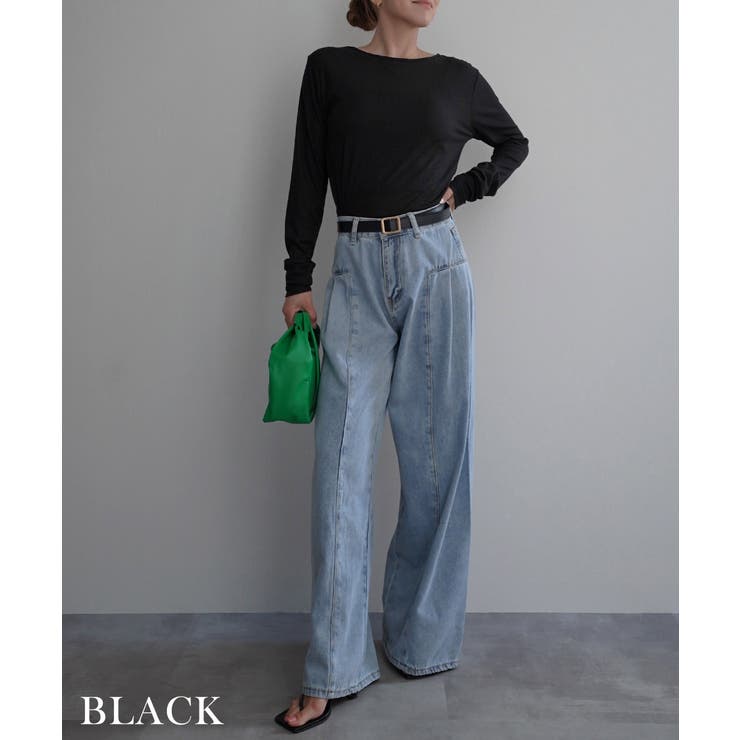 バックシャンレーストップスRashik カットソー 大人カジュアル | BUYSENSE | 詳細画像15 