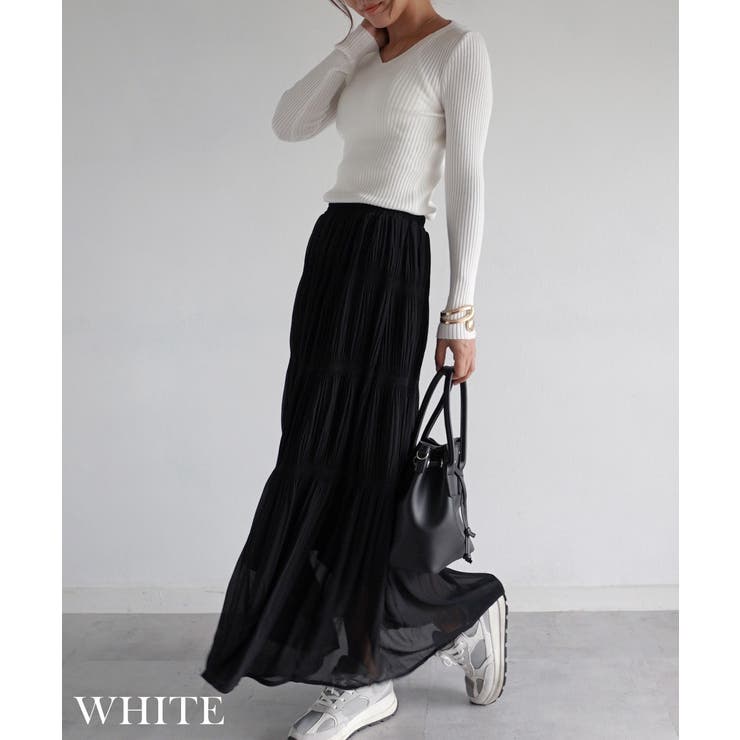 Vネックニットトップス Rashik ニット | BUYSENSE | 詳細画像10 