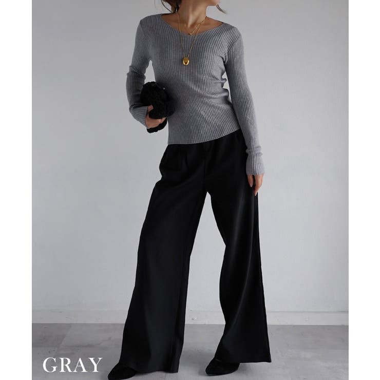 Vネックニットトップス Rashik ニット | BUYSENSE | 詳細画像11 