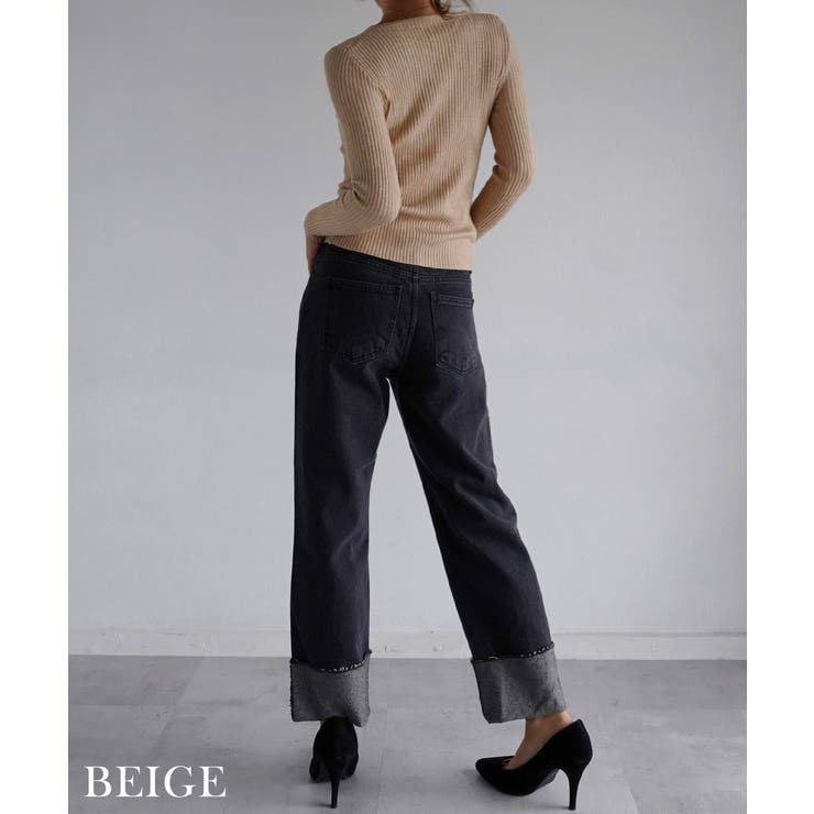 Vネックニットトップス Rashik ニット | BUYSENSE | 詳細画像14 