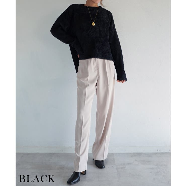 フェザーヤーンプルオーバー Rashik ニット | BUYSENSE | 詳細画像7 