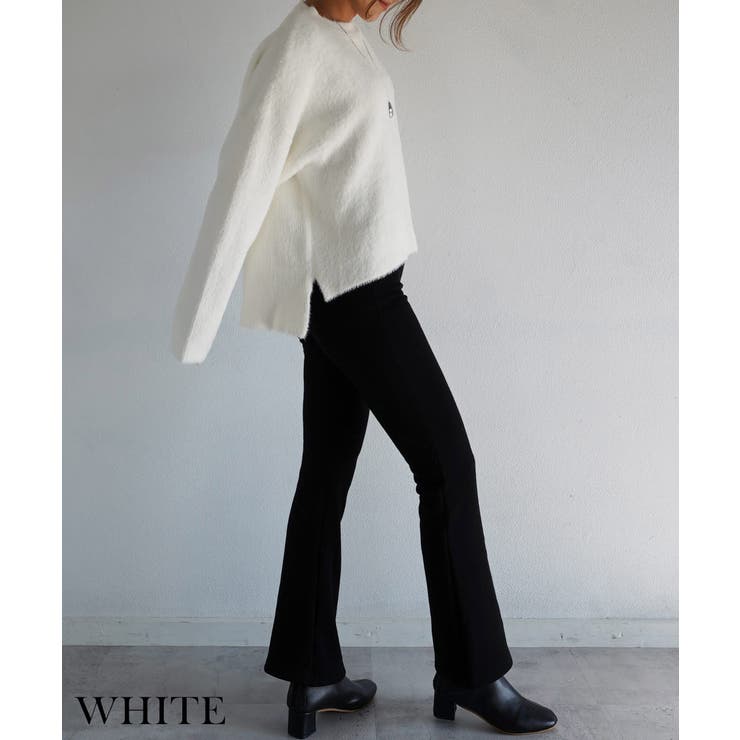 フェザーヤーンプルオーバー Rashik ニット | BUYSENSE | 詳細画像5 