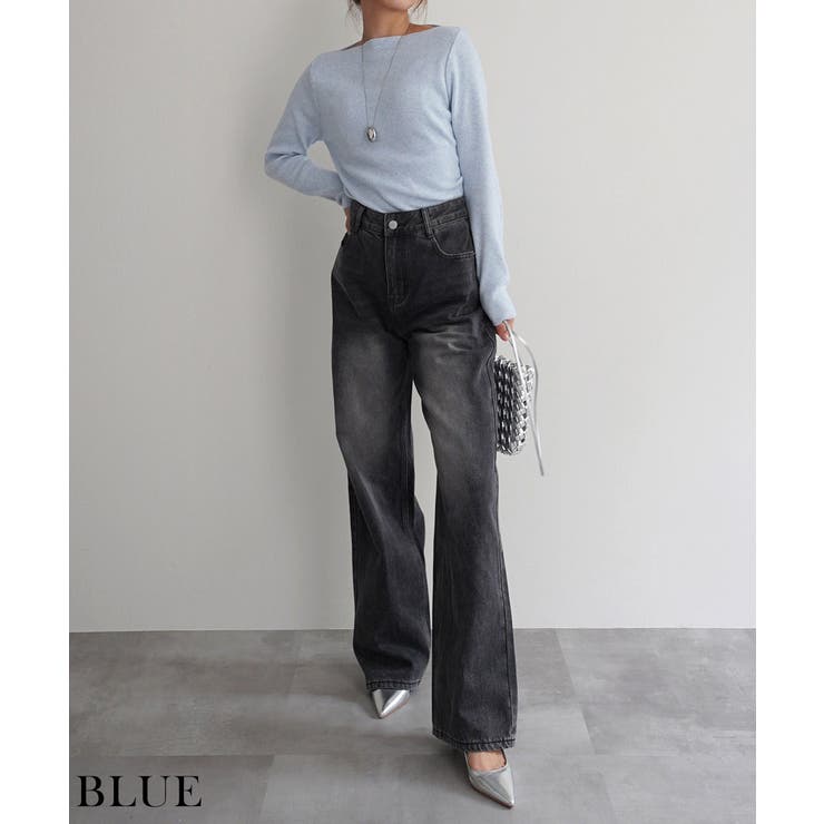 ボートネックニットRashik ニット 大人カジュアル | BUYSENSE | 詳細画像7 