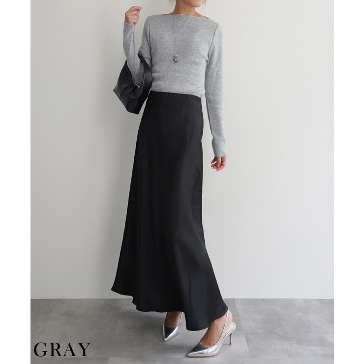 ボートネックニットRashik ニット 大人カジュアル | BUYSENSE | 詳細画像8 