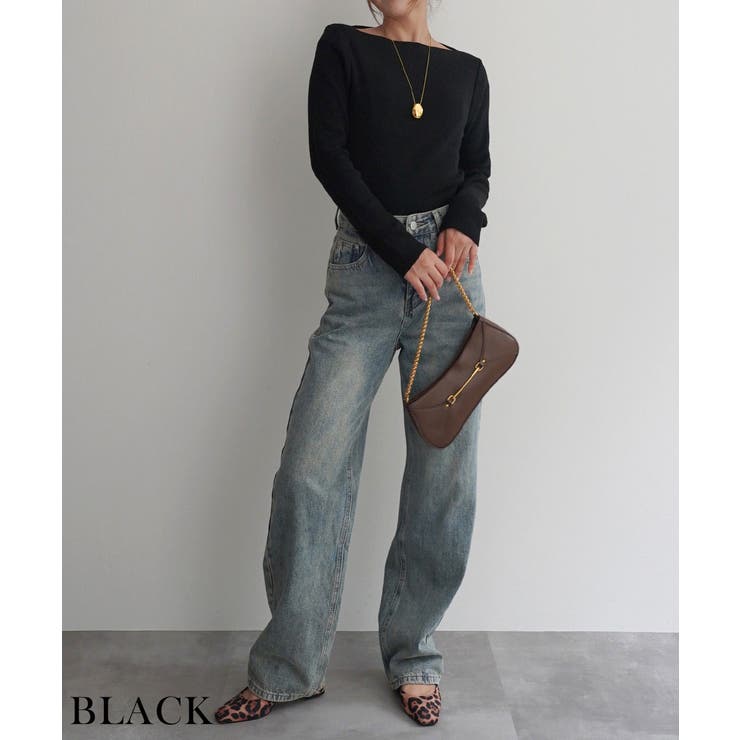 ボートネックニットRashik ニット 大人カジュアル | BUYSENSE | 詳細画像9 