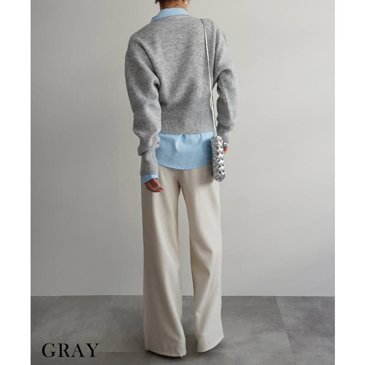 ウエストジップニットRashik ニット 大人カジュアル | BUYSENSE | 詳細画像6 