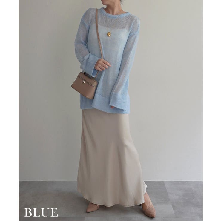 モヘアローゲージニットRashik ニット 大人カジュアル | BUYSENSE | 詳細画像8 