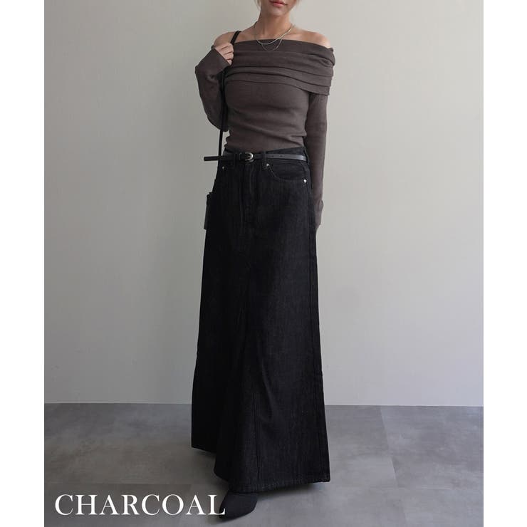 オフショルダーギャザーニット Rashik ニット | BUYSENSE | 詳細画像14 