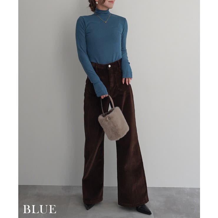 サムホール付ハイネックアンゴラニットRashik ニット 大人カジュアル | BUYSENSE | 詳細画像11 