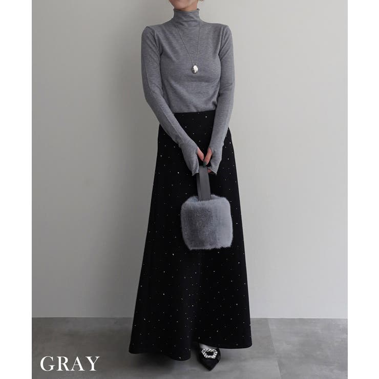 サムホール付ハイネックアンゴラニットRashik ニット 大人カジュアル | BUYSENSE | 詳細画像14 