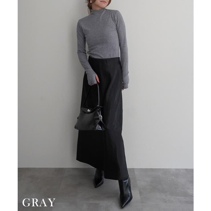 サムホール付ハイネックアンゴラニットRashik ニット 大人カジュアル | BUYSENSE | 詳細画像15 