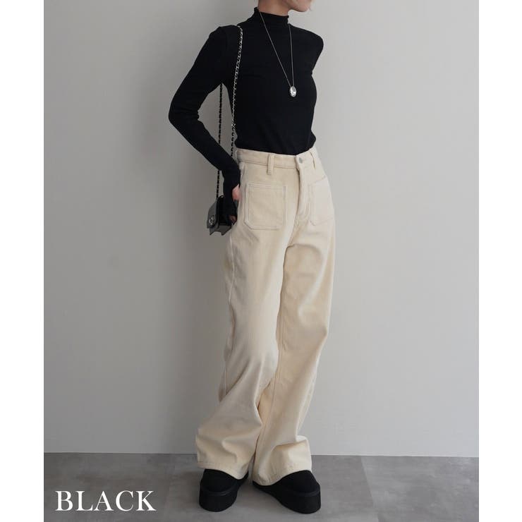 サムホール付ハイネックアンゴラニットRashik ニット 大人カジュアル | BUYSENSE | 詳細画像19 