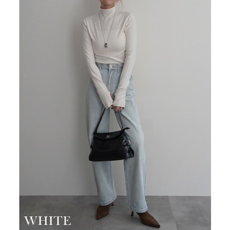 サムホール付ハイネックアンゴラニットRashik ニット 大人カジュアル | BUYSENSE | 詳細画像7 