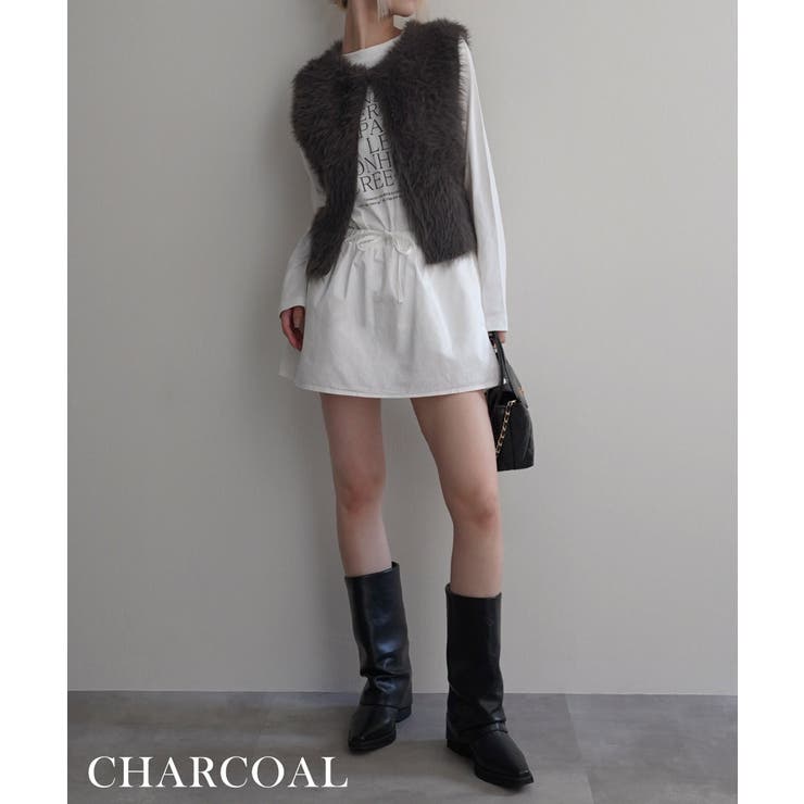 フェザータッチニットベストRashik ニット 大人カジュアル | BUYSENSE | 詳細画像14 