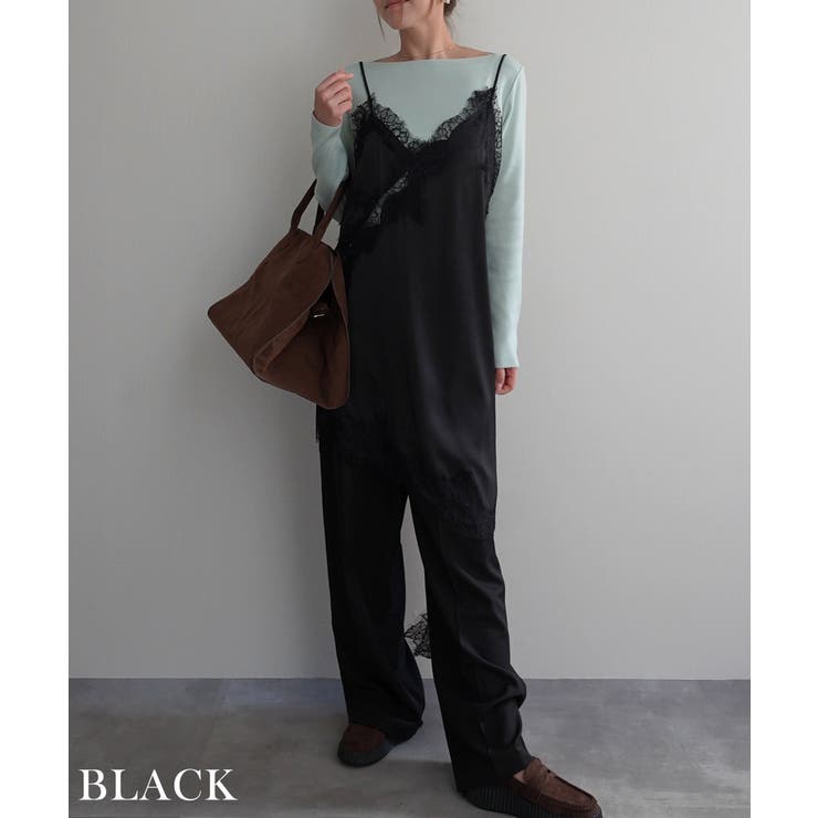 アンバランスサテンレースキャミワンピ Rashik ワンピース | BUYSENSE | 詳細画像19 