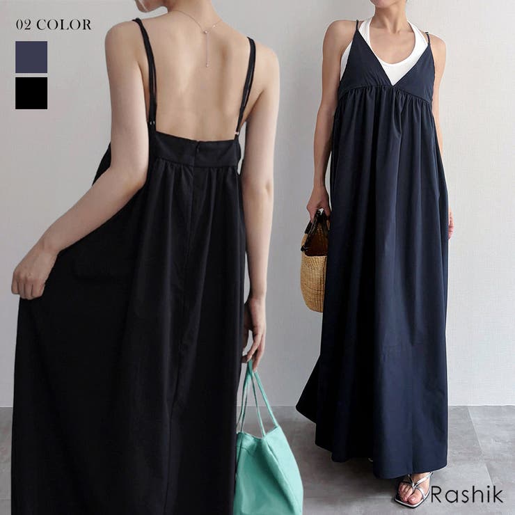 VネックフレアキャミワンピースRashik ワンピース 大人カジュアル | BUYSENSE | 詳細画像1 