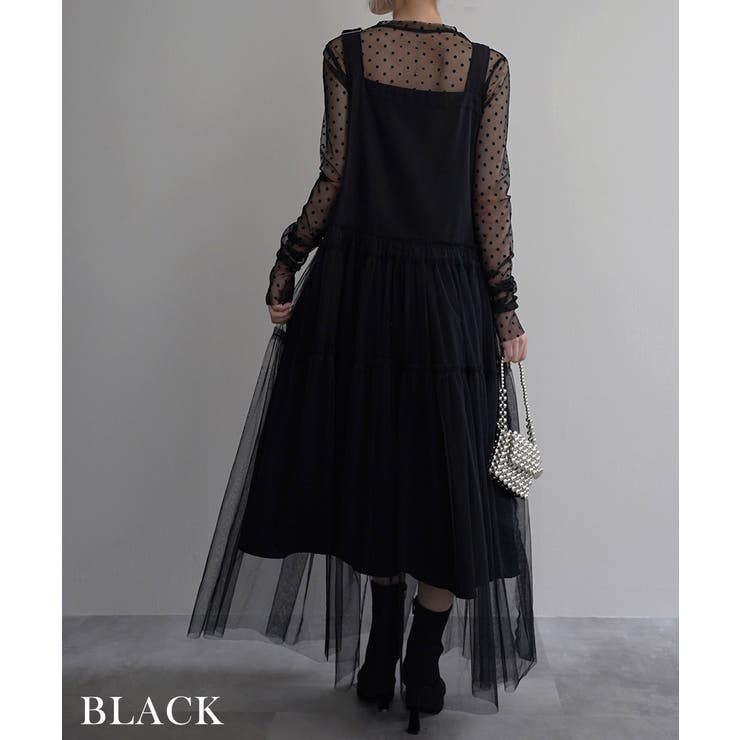チュールドッキングサスペンダーopRashik ワンピース 大人カジュアル | BUYSENSE | 詳細画像11 