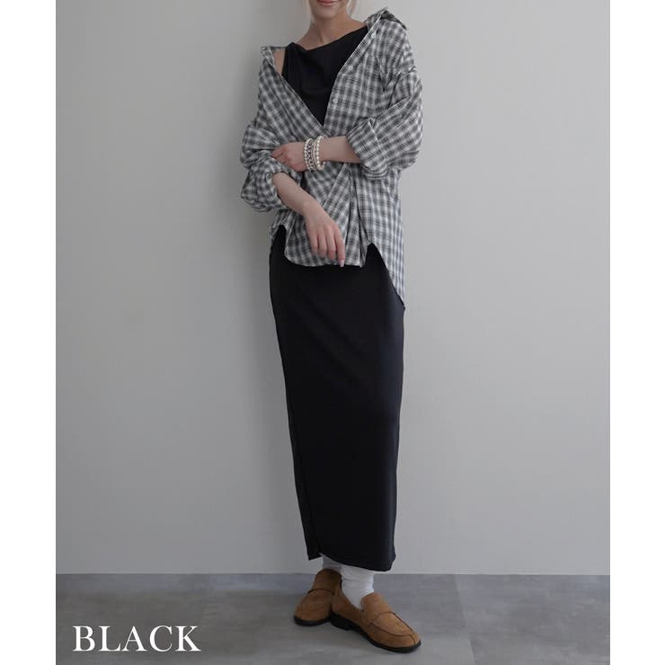 スリムフィットボートネックワンピースRashik ワンピース 大人カジュアル | BUYSENSE | 詳細画像16 