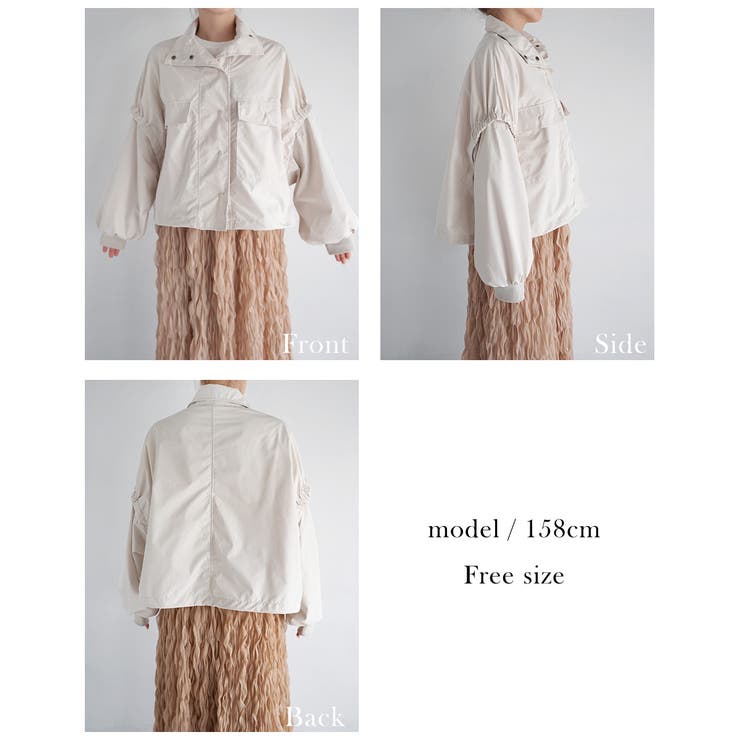 2wayブルゾン Rashik アウター | BUYSENSE | 詳細画像4 