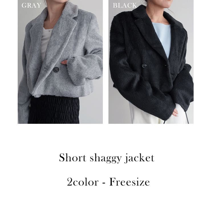 ショートシャギージャケット Rashik アウター | BUYSENSE | 詳細画像2 