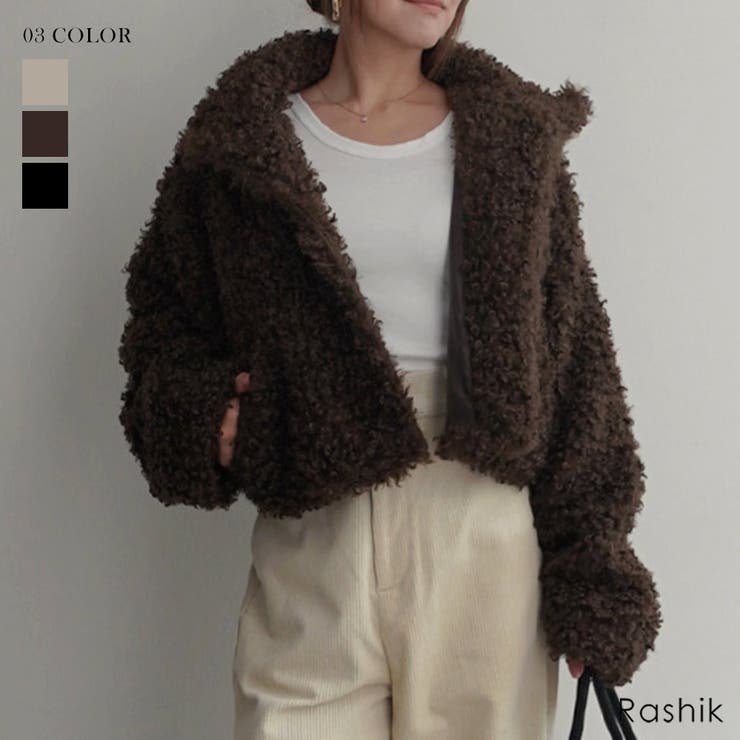 プードルファースタンドカラーブルゾン Rashik アウター | BUYSENSE | 詳細画像1 