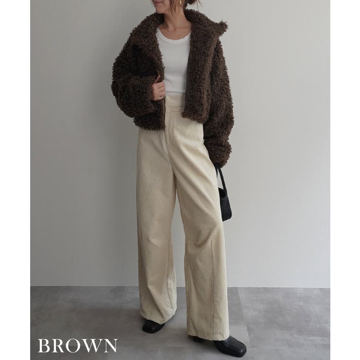 プードルファースタンドカラーブルゾン Rashik アウター | BUYSENSE | 詳細画像8 