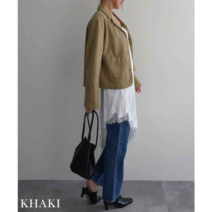 レトロスエード調ジャケット Rashik アウター | BUYSENSE | 詳細画像8 