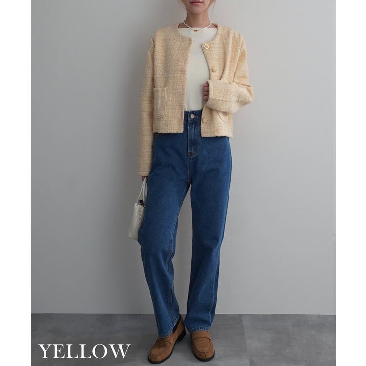 ラメ混ツイードジャケット Rashik アウター | BUYSENSE | 詳細画像10 