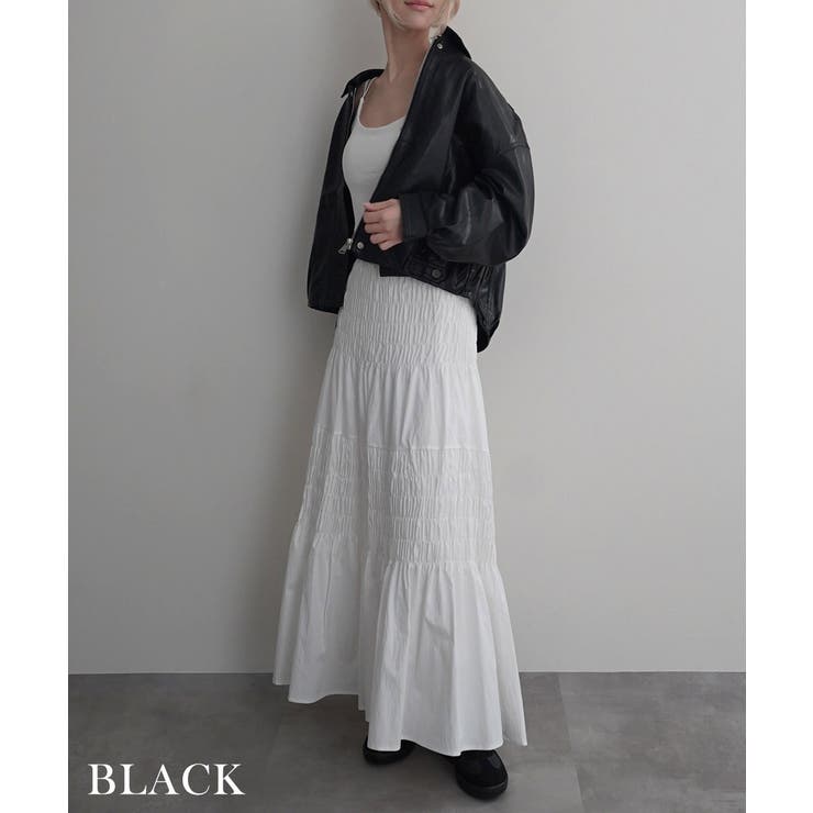 サイドラインレザーライクブルゾンRashik アウター 大人カジュアル | BUYSENSE | 詳細画像19 