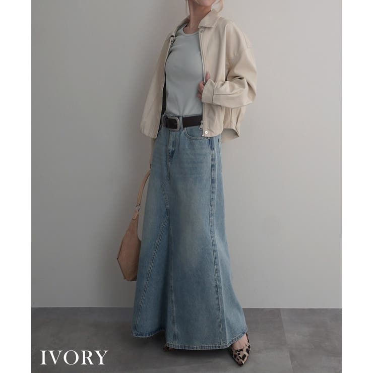 サイドラインレザーライクブルゾンRashik アウター 大人カジュアル | BUYSENSE | 詳細画像8 