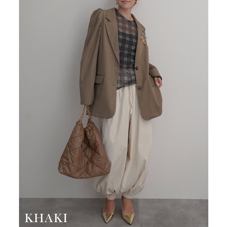 パワショルバックスリットジャケットRashik アウター 大人カジュアル | BUYSENSE | 詳細画像6 