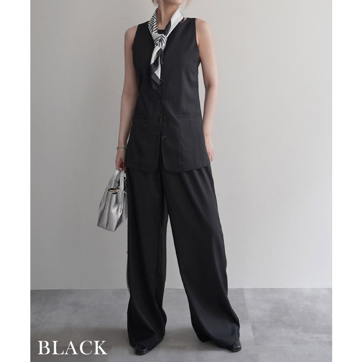 ノーカラーベストセットアップRashik セットアップ 大人カジュアル | BUYSENSE | 詳細画像10 