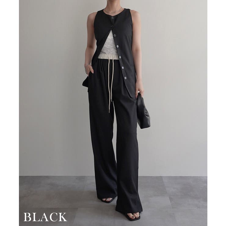 ノーカラーベストセットアップRashik セットアップ 大人カジュアル | BUYSENSE | 詳細画像11 