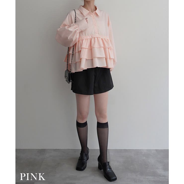 ティアードフリルシャツRashik シャツ 大人カジュアル | BUYSENSE | 詳細画像10 